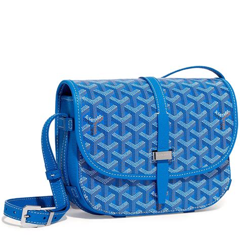 blue goyard belvedere|goyard belvedere mm bag price.